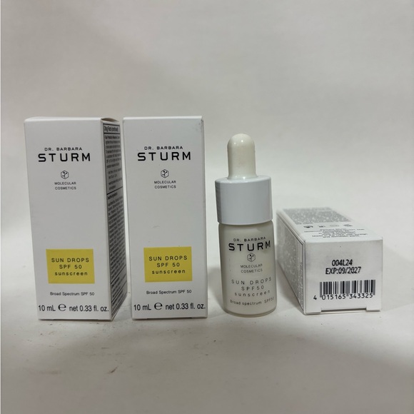Dr Barbara Sturm Sun Drops spf 50 0.33OZ Boxed Lot of 3 , EXP 09/2027 - Picture 2 of 4